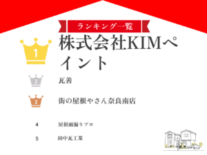 奈良県のおすすめ屋根修理業者ランキングTOP5【2024年最新版】